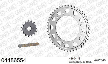Cagiva Gran Canyon (900cc) 1998-2000 - AFAM XS-ring super reinforced Chain & Steel Sprocket Kit, 525 (OE Pitch) - 04486554 - P3 Tuning
