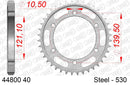 Cagiva Raptor / V Raptor 1000 2000-2005 - AFAM XS-ring super reinforced Chain & Steel Sprocket Kit, 530 (OE Pitch) - 04489131 - P3 Tuning