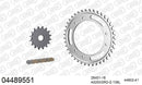 Cagiva Navigator 1000 2002-2005 - AFAM XS-ring super reinforced Chain & Steel Sprocket Kit, 525 (OE Pitch) - 04489551 - P3 Tuning
