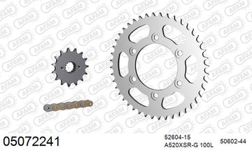 Ducati 620 SS 2003 - AFAM XS-ring Extra Reinforced Chain & Steel Sprocket Kit, 520 (OE Pitch) - 05072241 - P3 Tuning