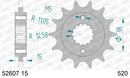 Ducati 800 SS 2003-2005 - AFAM XS-ring Hyper reinforced Chain & Steel Sprocket Kit, 520 (OE Pitch) - 05080241 - P3 Tuning