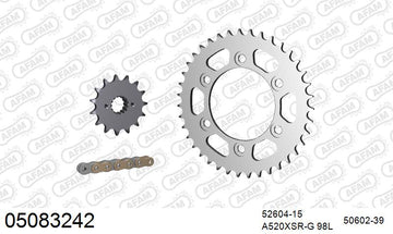 Ducati Monster 900 1993-1997 - AFAM XS-ring Extra Reinforced Chain & Steel Sprocket Kit, 520 (OE Pitch) - 05083242 - P3 Tuning