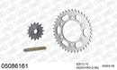 Ducati Monster 900 IE 2000-2001 - AFAM XS-ring Extra Reinforced Chain & Steel Sprocket Kit, 520 (OE Pitch) - 05086161 - P3 Tuning