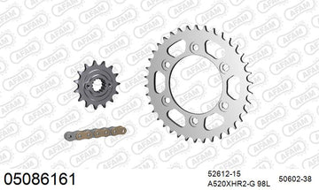 Ducati Monster 900 IE 2000-2001 - AFAM XS-ring Extra Reinforced Chain & Steel Sprocket Kit, 520 (OE Pitch) - 05086161 - P3 Tuning