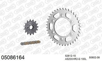 Ducati Monster 900 IE 2002 - AFAM XS-ring Hyper reinforced Chain & Steel Sprocket Kit, 520 (OE Pitch) - 05086164 - P3 Tuning