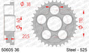 Ducati 916 1994-1998 - AFAM XS-ring super reinforced Chain & Steel Sprocket Kit, 525 (OE Pitch) - 05086241 - P3 Tuning