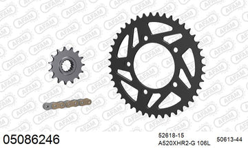 Ducati 899 Panigale 2014-2015 - AFAM XS-ring Hyper reinforced Chain & Steel Sprocket Kit, 520 (OE Pitch) - 05086246 - P3 Tuning