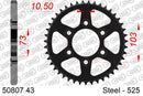 Ducati Multistrada V2 / S 2022-2026 - AFAM XS-ring Hyper reinforced Chain & Steel Sprocket Kit, 525 (OE Pitch) - 05087552 - P3 Tuning