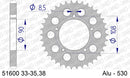 Ducati 900 Replica 1979 - AFAM XS-ring Extra Reinforced Chain & Alu Sprocket Kit, 530 conversion - 05186202 - P3 Tuning