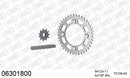 Husqvarna TC50 2017-2023 - AFAM Reinforced Chain & Alu Sprocket Kit, 415 (OE Pitch) - 06301800 - P3 Tuning