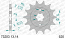 KTM 125 Duke 2011-2013 - AFAM MX reinforced Chain & Steel Sprocket Kit, 520 (OE Pitch) - 07113638B - P3 Tuning