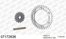KTM 620 Duke 1994-1997 - AFAM XS-ring super reinforced Chain & Steel Sprocket Kit, 520 (OE Pitch) - 07172636 - P3 Tuning