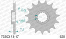 KTM 620 Duke 1994-1997 - AFAM XS-ring super reinforced Chain & Steel Sprocket Kit, 520 (OE Pitch) - 07172636 - P3 Tuning
