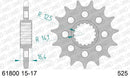 KTM 990 Adventure / R 2006-2012 - AFAM XS-ring Hyper reinforced Chain & Steel Sprocket Kit, 525 (OE Pitch) - 07189551 - P3 Tuning