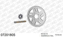 KTM 50 SX 2006-2008 - AFAM MX Racing Chain & Alu Sprocket Kit, 420 conversion - 07201805 - P3 Tuning