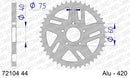 KTM 50 SX 2006-2008 - AFAM MX Racing Chain & Alu Sprocket Kit, 420 conversion - 07201805 - P3 Tuning