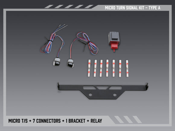 YAMAHA Tenere 700 - (2021-2024) Yoshimura Micro Indicator Kit for V2 Tail Tidy