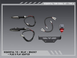 SUZUKI DR-Z4S / SM - (2025-2026) Yoshimura Sequential LED Indicators for V2 Tail Tidies
