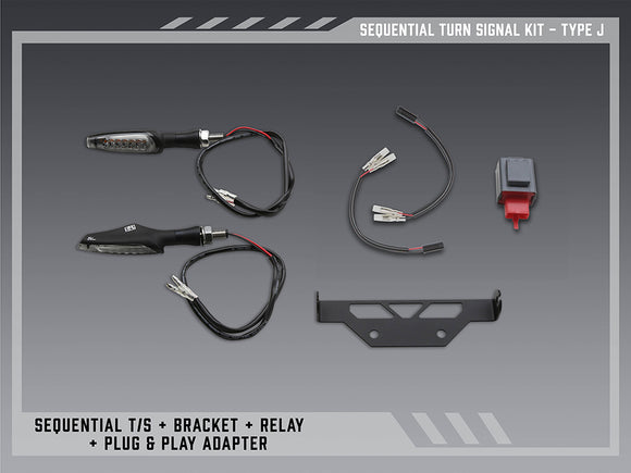YAMAHA Tenere 700 - (2021-2024) Yoshimura Sequential LED Indicators for V2 Tail Tidies