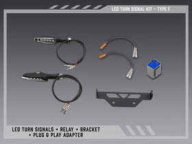 KAWASAKI Ninja 400 - (2018-2023) Yoshimura LED Indicator Kit for V2 Tail Tidy