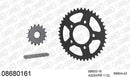 Triumph Speedmaster (800cc) 2003-2005 - AFAM XS-ring Extra Reinforced Chain & Steel Sprocket Kit, 525 (OE Pitch) - 08680161 - P3 Tuning