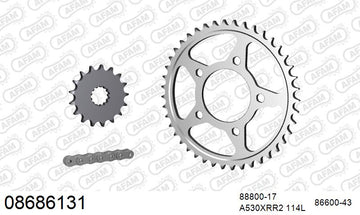 Triumph Adventurer (900cc) 1997 - AFAM XS-ring Extra Reinforced Chain & Steel Sprocket Kit, 530 (OE Pitch) - 08686131 - P3 Tuning