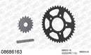 Triumph Speedmaster (800cc) 2007-2014 - AFAM XS-ring Extra Reinforced Chain & Steel Sprocket Kit, 525 (OE Pitch) - 08686163 - P3 Tuning