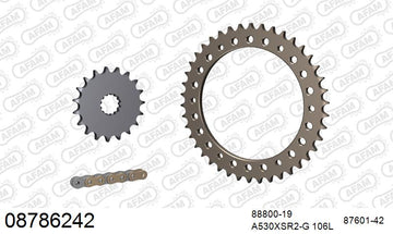 Triumph Daytona 955i 2002-2003 - AFAM XS-ring super reinforced Chain & Alu Sprocket Kit, 530 (OE Pitch) - 08786242 - P3 Tuning