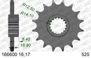BMW F800GS 2011 - AFAM XS-ring Extra Reinforced Chain & Steel Sprocket Kit, 525 (OE Pitch) - 09273554 - P3 Tuning