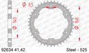 BMW F800GS 2011 - AFAM XS-ring Extra Reinforced Chain & Steel Sprocket Kit, 525 (OE Pitch) - 09273554 - P3 Tuning