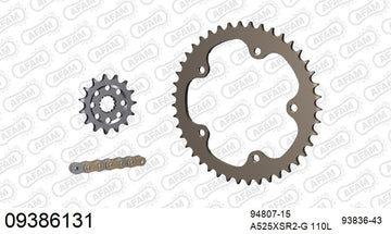 MV Agusta 910 Brutale 2005-2008 - AFAM XS-ring super reinforced Chain & Alu Sprocket Kit, 525 (OE Pitch) - 09386131 - P3 Tuning
