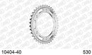 Honda VFR400RR [NC24] 1985-1986 - AFAM Rear Sprocket, 530 (OE Pitch), Steel - 40T (orig size) - 10404-40 - P3 Tuning