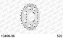Honda CB400N Super Dream 1981-1983 - AFAM Rear Sprocket, 520 (OE Pitch), Steel - 36T (orig size) - 10406-36 - P3 Tuning