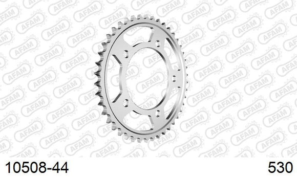 Honda CBR600F 1991-1996 - AFAM Rear Sprocket, 530 (OE Pitch), Steel - 44T, 110 links reqd - 10508-44 - P3 Tuning