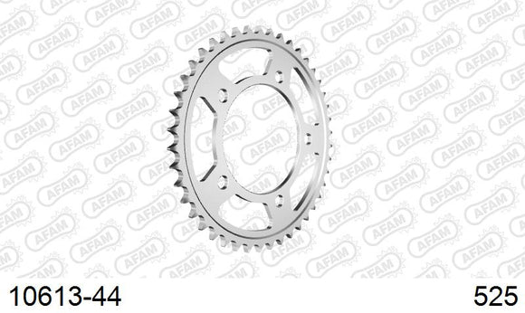 Honda CBR600F 2011-2013 - AFAM Rear Sprocket, 525 (OE Pitch), Steel - 44T, 122 links reqd - 10613-44 - P3 Tuning
