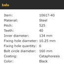 Honda CBR1000RR Fireblade 2008-2013 - AFAM Rear Sprocket, 525 conversion, Steel - 40T, 116 links reqd - 10617-40 - P3 Tuning