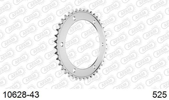 Honda CB1000R / Neo Sports Cafe 2018-2024 - AFAM Rear Sprocket, 525 (OE Pitch), Steel - 43T, 116 links reqd - 10628-43 - P3 Tuning