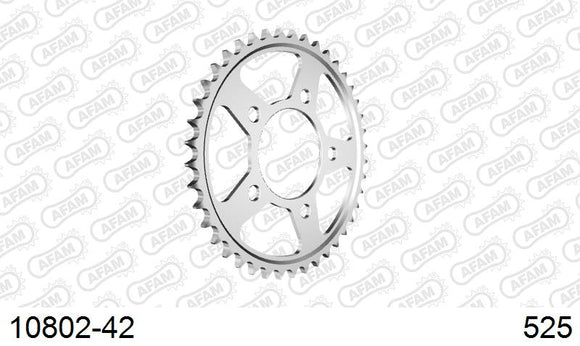 Honda CRF1100L Africa Twin / Adventure Sport 2024-2026 - AFAM Rear Sprocket, 525 (OE Pitch), Steel - 42T (orig size), fits inc ADV DCT,ADV,DCT - 10802-42 - P3 Tuning