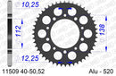Honda CBR900RR Fireblade 1998-1999 - AFAM Rear Sprocket, 520 conversion, Alu - 42T (orig size) - 11509-42 - P3 Tuning