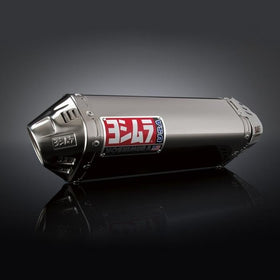 SUZUKI GSX-R600 - (2011-2018) Yoshimura Stainless TRC Tri-Oval Stainless Full System - Stainless Header Coned End Cap - Race Series - Removable Baffle