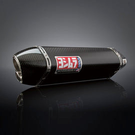 SUZUKI GSX-R600 - (2011-2018) Yoshimura Carbon TRCD Dual-Exit Tri-Oval Slip-on (Coned End Cap) - Race Series