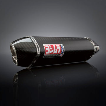 SUZUKI GSX-R750 - (2011-2018) Yoshimura Carbon TRCD Dual-Exit Tri-Oval Slip-on (Coned End Cap) - Race Series