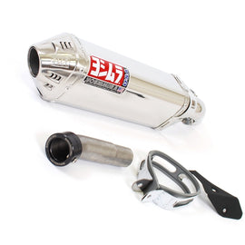 SUZUKI GSX-R600 - (2011-2018) Yoshimura Stainless TRC Tri-Oval Slip-on - Stainless Coned End Cap - Race Series - Removable Baffle