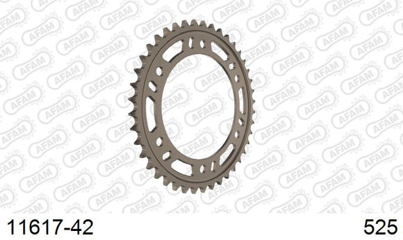 Honda CBR1000RR Fireblade 2014-2016 - AFAM Rear Sprocket, 525 conversion, Alu - 42T (orig size) - 11617-42 - P3 Tuning