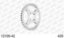 Yamaha YSR 50 T 1987-1987 - AFAM Rear Sprocket, 420 (OE Pitch), Steel - 42T, 102 links reqd - 12100-42 - P3 Tuning