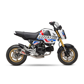 HONDA MSX 125 Grom - (2021-2024) Yoshimura Stainless Works Edition RS-9T Full System with matt carbon fibre end cap and heatshield - Race Series