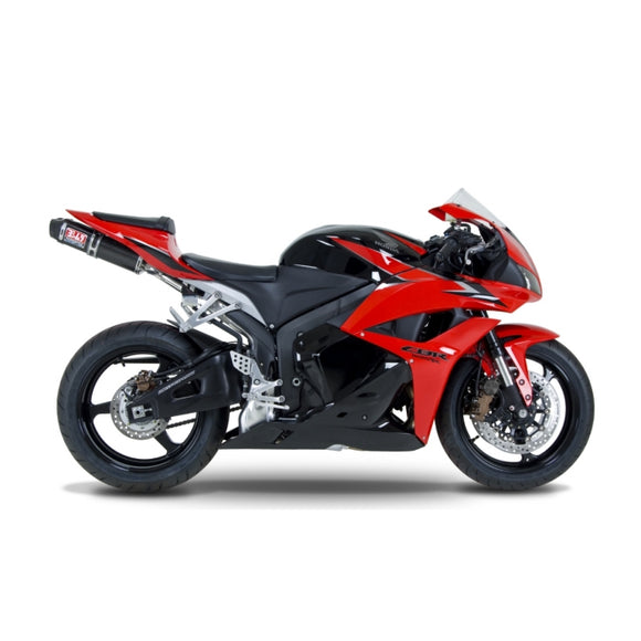HONDA CBR600RR - (2009-2012) Yoshimura Carbon RS-5 Stainless Full System - Stainless Headers - Race Series - Removable Baffle