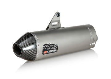 HONDA CRF1000L Africa Twin - (2016-2019) Yoshimura Stainless RS-4 Slip-on With Carbon Coned End Cap - Race Series