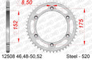 Yamaha YZ 250 G 1995-1995 - AFAM Rear Sprocket, 520 (OE Pitch), Steel - 49T (orig size) - 12508-49 - P3 Tuning