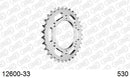 Yamaha XS650 1976-1979 - AFAM Rear Sprocket, 530 (OE Pitch), Steel - 33T (orig size) - 12600-33 - P3 Tuning